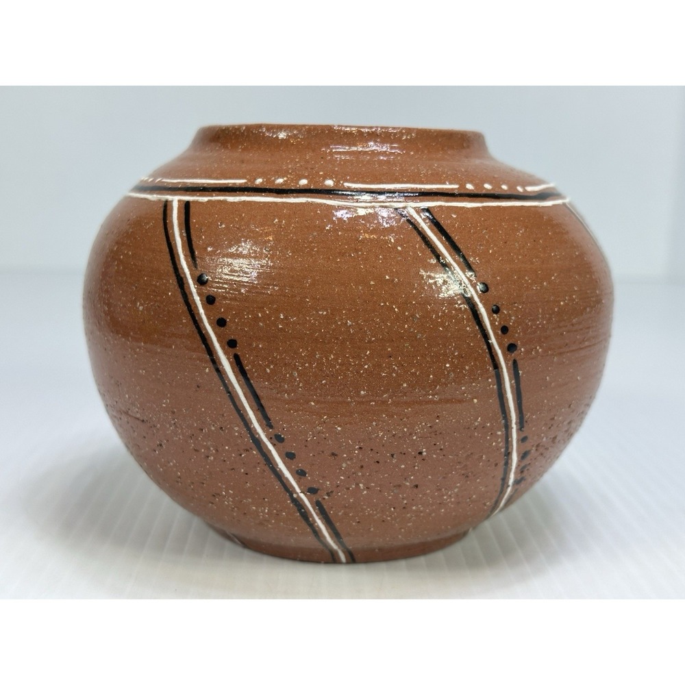 Vintage Hand Painted Pot Signed Toehey Design By Coley 71